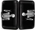 Credit Card Holder, Mini RFID Blocking Aluminum Wallet Slim Metal Hard Case Travel Wallet ID Case for Women and Men, 4.3 x 2.9 Inches, Skull...