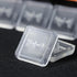 Chocfox Keycaps Low Profile PBT Keycaps for Kailh Chocolate Switch Mechanical Keyboard(Frosted transparent white, 1U-40Pcs)...