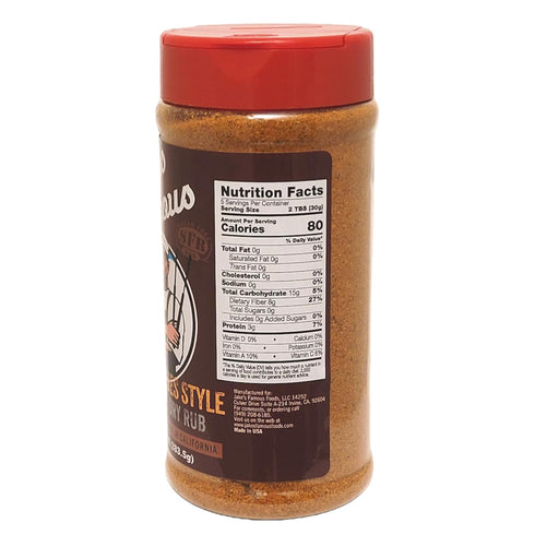 Jake’s Famous Memphis Rub, Gluten Free, Sugar Free, Steak Seasoning, Chicken Seasoning, BBQ Rub, Dry Rub for Barbecue Ribs, BBQ Brisket, 10 Oz...