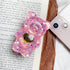 Pink Mobile Phone Finger Stand Cute Bear Doll Phone Holder Griptok Support Comfortable Grip Anti-Slip Creative Flexible,Cell Phones and Accessorie...