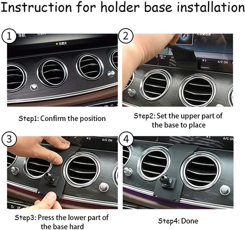 Car Phone Holder for 2016-2023 Mercedes Benz E Class E300 E200 E260 E220d 2018-2023 CLS Class CLS350 CLS450 Auto Accessories Navigation Bracket In...