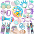 Baby Rattles 0-6 Months: Rattles for Babies 0-6 Months Baby Rattles Toys 0-3-6-12 Months Infant Rattle Toys for Babies 0-6 Months Teething - Newbo...