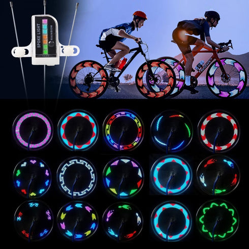 LED Bicycle Wheel Lights Waterproof Bike Spoke Reflector Bicycle SpokeLights Bicycle Accessories...