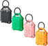 DOVICK- Waterproof Airtag Keychain Holder Case,Screw Full Cover Compatible with Apple Air Tag Tracker Key Ring (Mix 4 Pack)...