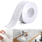 White Caulk Tape Self-Adhesive - Bathroom Corner Caulking Tape - Waterproof Toilet Caulk Strip - Toilet Sealer Around Toilet Base - Traditional Ca...