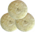 Wool Buffing Pad Kit 5" 3PCS 100% Natural Wool Car Auto Hook and Loop Grip Buffing Pad for Compound Cutting & Polishing for Car,Boats, Trucks and ...