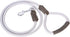 Mile High Life | Premium Leather Dog Leash | Strong Rope Leash | Leather Handle | Zinc Alloy Strong Clasp | Small Medium Large Dogs | 4/5/6 Feet(S...