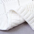 Ziyunlong Baby Blankets Candy Color Knitted Super Soft knitted blankets for Newborn Ivory White 100 * 80cm(40x30In)...