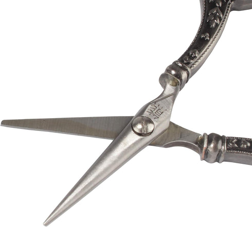 JubileeYarn Decorative Floral Embroidery Craft Scissors - Antique Silver - 1 Pair...