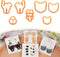 Puocaon Cat Polymer Clay Cutters - 7 Pcs Clay Cutters for Polymer Clay Jewelry, Cute Balloon Kitten Clay Earring Cutters, Cat Face Shape Polymer C...