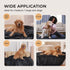 Luciphia Waterproof Blanket for Large Dogs Liquid Proof Furniture Protector Washable Pet Reversible Bed Cover for Couch Soft Sherpa Fleece Cat Bla...