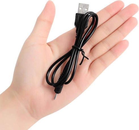 uxcell USB Replacement Charger Cable, Fast Charging Cord DC 2mm Small Pin, Flexible Plug Barrel Connector 70cm Portable Cable for Nokia N78 N79 52...