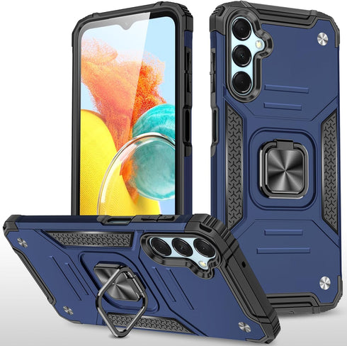 Galaxy A25 5G Case Military Grade Built-in Kickstand Case with Stand Holster Armor Heavy Duty Shockproof Cover Protective Case for Samsung Galaxy ...