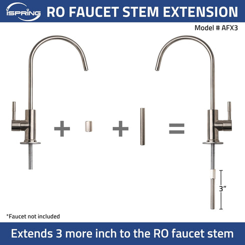iSpring AFX3 Faucet Extender, Sliver...
