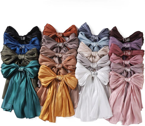 Hijab Scarf for Women Chiffon Hijab Silk Feeling Lightweight Long Scarf Shawl Wrap Muslim Head Scarf for Women...