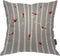Moslion Throw Pillow Cover Birds in Birch 18x18 Inch Animal Trees Nature Red White Grey Square Pillow Case Cushion Cover for Home Car Decorative C...