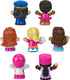 Fisher-Price Little People Barbie Toddler Toys, You Can Be Anything Figure Pack, 7 Characters for Pretend Play Ages 18+ Months (Amazon Exclusive)...