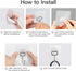 Large Hooks for Hanging Heavy-Duty 44Ib(Max) 10 Packs, Wall Hangers Without Nails Self-Adhesive Traceless Clear and Removable, Waterproof and Rust...