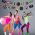 Blulu 80s Party Decorations, 80s Theme Birthday Party Supplies Banners Door Cover Photo Booth Props Hip Hop Backdrop Table Background...