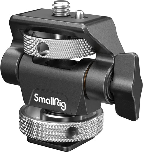 SMALLRIG Field Monitor Mount Monitor Holder Swivel and Tilt Adjustable with Cold Shoe Mount for 5" and 7" Monitor - 2905...
