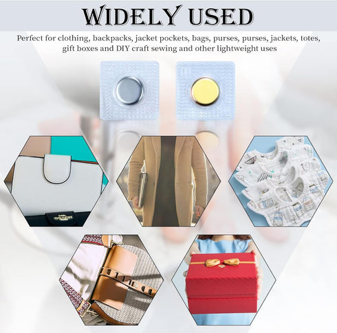 Fireboomoon 32 Pairs 1.18 Inch Invisible Hidden Sew Magnetic Snap,PVC Strong Magnetic Closures Fastener Snaps Buttons for Purses Handbag Clothing ...