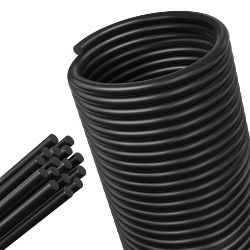 25FT Backer Rod 1/2 Inch Diameter Foam Caulk Concrete Expansion Joint Filler Black Rubber Caulk Saver Weather Stripping Concrete Filler Rope for G...