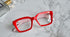 Eyekepper Ladies Reading Glasses - Oversized Square Design Readers for Women Red...