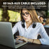 Neckband Bluetooth Speaker, Neck Speaker Bluetooth Wireless with True 3D Stero Sound, Wearable Speaker with Dynamic GRB & AUX, Portable Soundwear ...