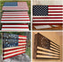 American Flag Star Stencil Templates - 6 Pack 50 Stars 1776 13 Stars Flag Stencils for Painting on Wood and Walls, Reusable Plastic Stencils in 3 ...