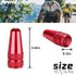 Aluminum Presta Valve Caps Red for Bike Tire Valve Stem Covers Fit Presta/French Valves on MTB, Mountain Bike, Cycling Road Bike, Hybrid Bike, Bic...