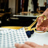 Premium Tailor Scissors,Gold Titanium Fabric Scissors Heavy Duty Sewing Scissors Leather Dressmaker Stainless Steel Shears Professional Comfort Gr...