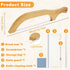 Bread Bow Knife 15.7" Serrated Bread Knife, Wooden Bread Cutter for Homemade Bread, Bow Knife for Sourdough, Bread Slicing Knife Bread Saw Kitchen...