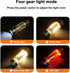 Multifunctional Camping Lamp, with Flashlight, Night Light, 360° Tent Lamp, High Lumens, for Hiking, Camping, Fishing, Cycling...