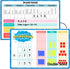 Dry Erase Place Value Whiteboard, 9" x 12" Double Sided Place Value Chart for Math Manipulatives, Teaching Tools, Billions to Decimal Numbers, Stu...