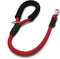 Dog Leash, Braided Rope Traction – Walking Training Lead for Medium/Large Dogs ((1/2") - 2FT, Red)...