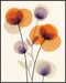 Posterizer 1 pcs-minimalist dainty flowers in orange and purple art 7-Abstract & Modern Art-Floral & Botanical Art-Chic Home Decor- unframed wall ...