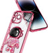 NGB Supremacy Compatible with iPhone 11 Pro Max Case (6.5 inch) with Tempered Glass Screen Protector/Wrist Strap, Liquid Floating Glitter Girls Wo...