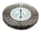 Forney 72736 Wire Wheel Brush, Fine Crimped with 1/4-Inch Hex Shank, 3-Inch-by-.008-Inch...