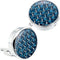 Button Cover Cufflinks finished in Round Carbon Fiber for Men's normal Shirt...