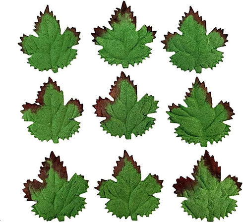 Mulberry Paper Maple Leaves Artificial Leaf Craft Leaves for Scrapbooking Wedding Doll House Supplies Card DIY Craft Project Party Decoration. (Gr...