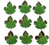 Mulberry Paper Maple Leaves Artificial Leaf Craft Leaves for Scrapbooking Wedding Doll House Supplies Card DIY Craft Project Party Decoration. (Gr...