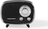 Crosley CR3039A-BK Rondo Retro Portable Rechargeable Bluetooth Speaker, Black...