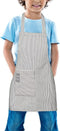 Kids Apron, Toddler Cotton Adjustable Bib Chef Apron with Pocket, For Children Age 2 to 5 years, Boys Girls...