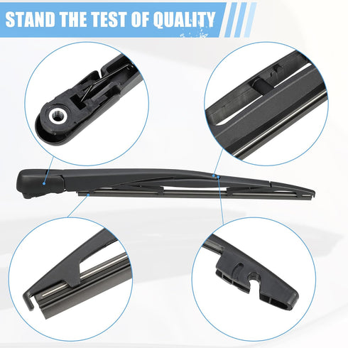ACROPIX Rear Windshield Wiper Blade Arm Replacement Set OEM Quality Fit for Mitsubishi Outlander 2007-2021 for Honda Odyssey 2005-2017 - Pack of 2...