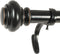 Decopolitan 1-Inch Urn Single Window Treatment Rod Set, 18 to 36-Inch, Antique Bronze...