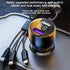 66W Super Fast Car Charger, Mini USB TypeC PD QC4.0 Dual Port Automotive Phone Charger Adapter with 3 Coiled Cable, Compatible with 13 14 15 Pro M...