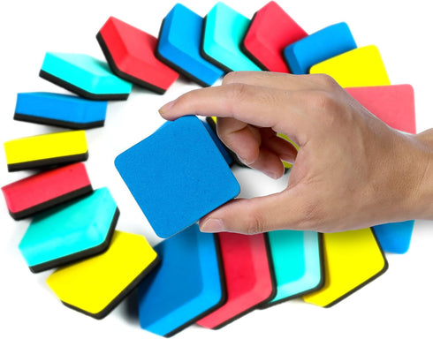 Dry Erase Erasers, 48 Pack Magnetic Whiteboard Dry Eraser Chalkboard Cleansers, Small Dry Erase Eraser, Magnetic Erasers …...