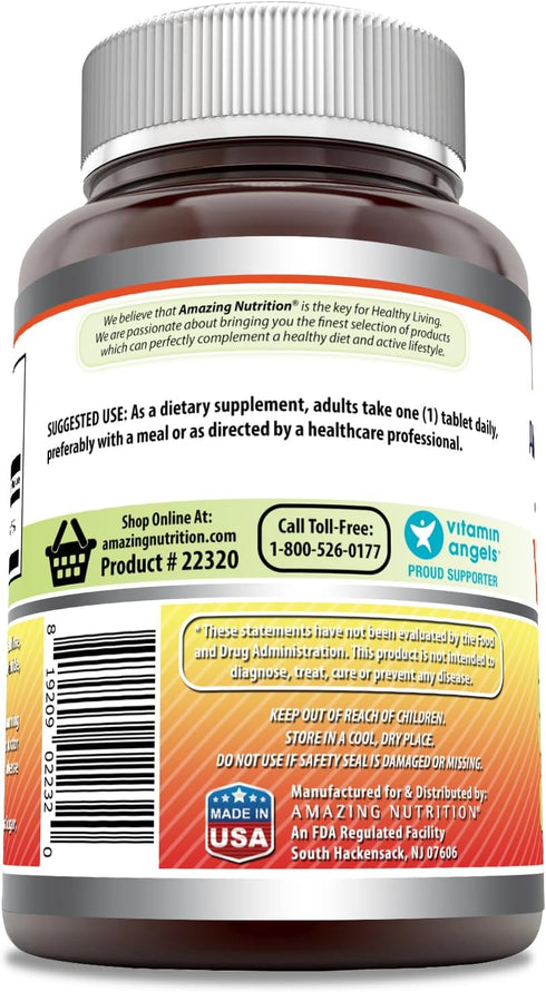 Amazing Formulas Vitamin C Supplement | 1000 Mg Per Serving | Tablets | Non-GMO | Gluten-Free | Made in USA (1 Pack, 120 Count)...