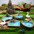 Round Lotus Pond Fairy Garden Miniature Pond Ornaments Accessories for Miniature Garden Accessories, Home Micro Landscape Decoration Garden Sculpt...
