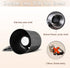 OWO Stainless Steel Wine Bottle Stopper, Reusable Wine Saver with Silicone Seal, Decorative Bottle Sealer, Keeps Fresh?Metal Black, 1 Pack)...